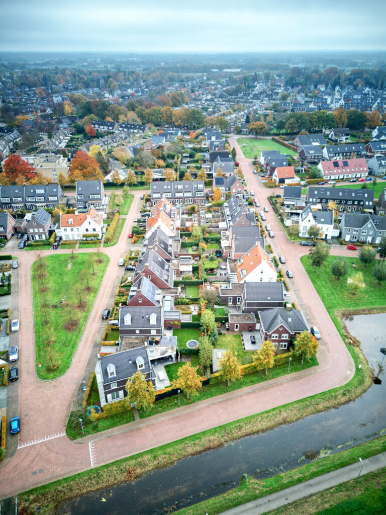 Drone foto Enschotse Akkers in Berkel-Enschot.