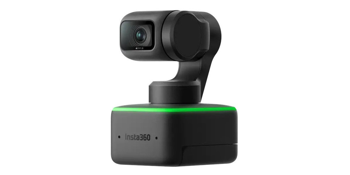 Insta360 Link webcam met ingebouwde gimbal.