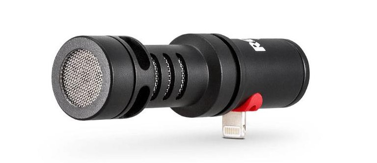 Rode Videomic Me met lightning aansluiting.