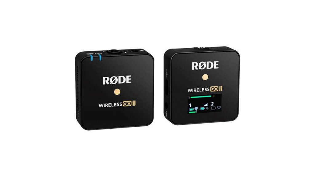 De Rode Wireless GO II draadloze microfoon voor vloggen.