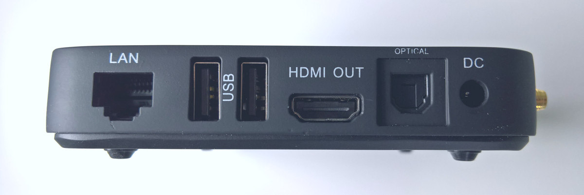 Webcaster X2 HDMI output, ethernet en USB-aansluitingen.